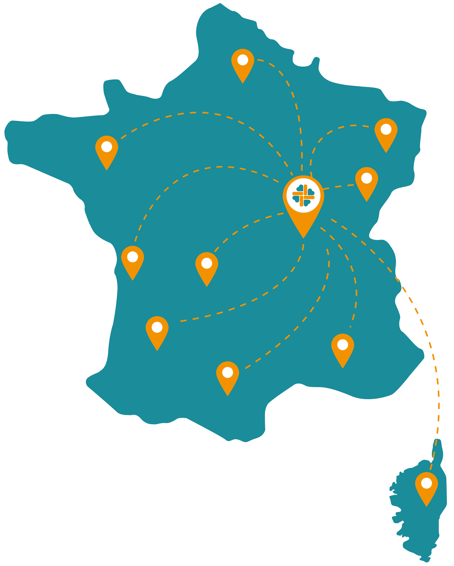 carte france FKT-DIGIT